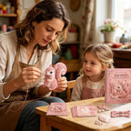 🧵Pink Woodland Friends DIY Felt Patchwork Kit🧵