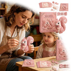 🧵Pink Woodland Friends DIY Felt Patchwork Kit🧵