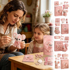 🧵Pink Woodland Friends DIY Felt Patchwork Kit🧵
